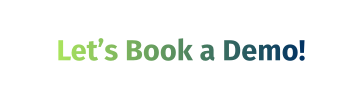 book a demo white button & green blue gradiant text